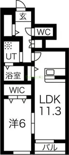 プラムツリーB棟【1階】の間取り