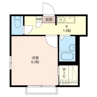 コートグロリア【2階】の間取り