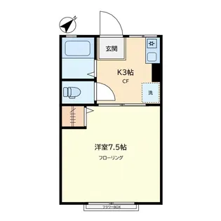 シティーハイムイソムラ【2階】の間取り