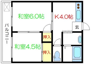 第一コーポ【3階】の間取り