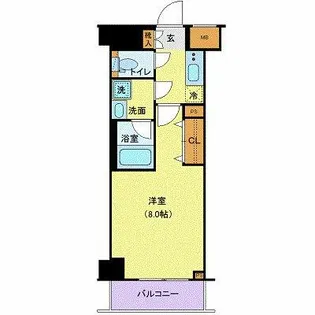 ジェノヴィア墨田文花スカイガーデン【1階】の間取り