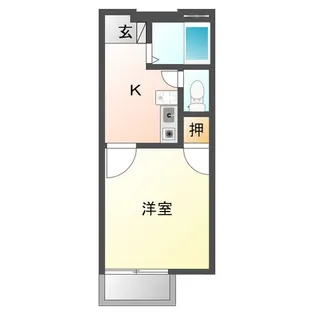 ヴィラ・ウイスタリア【2階】の間取り