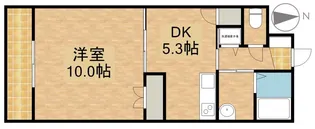 セントラルヒルズB【5階】の間取り