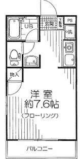 ポプラ倶楽部501【1階】の間取り
