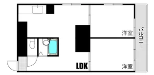 出島ビル【4階】の間取り