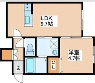 soir【1階】の間取り