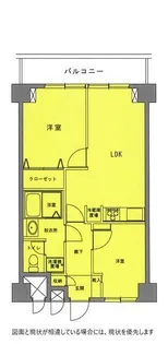 ニューハイツ芝公園【7階】の間取り