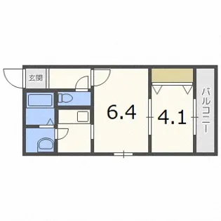 ハウスオブマーキスII【3階】の間取り
