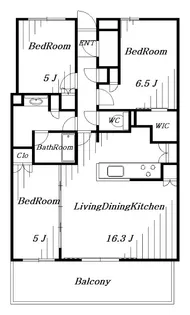 幕張ベイパークミッドスクエアタワー【43階】の間取り