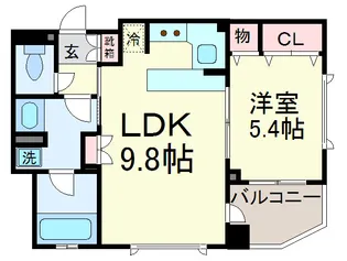 クリオ渋谷ラ・モ-ド【6階】の間取り