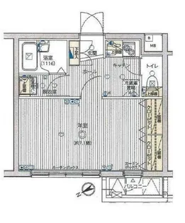 アプレシティ国分寺【2階】の間取り