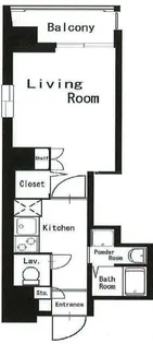 エスポワール赤坂【7階】の間取り