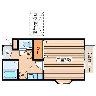 ウインディ北仙台【1階】の間取り