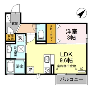 アネーロ【1階】の間取り