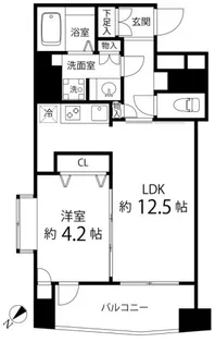 レニール本駒込【8階】の間取り