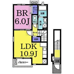 ミルト【2階】の間取り
