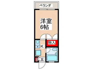 クリプトメリア【1階】の間取り