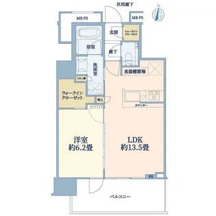 THE TOWER 湘南辻堂【10階】の間取り