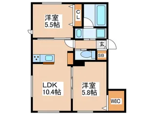 La Famiglia Felice【1階】の間取り