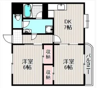 GREEN鳳【1階】の間取り