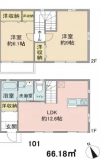 Ruhe One(ルーエ ワン)の間取り