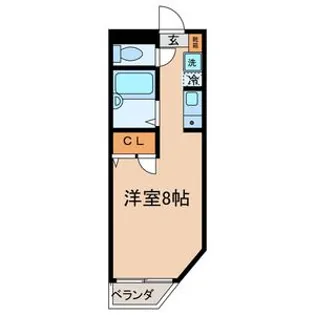 第6宮田ビル【5階】の間取り