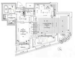パークコート恵比寿【7階】の間取り