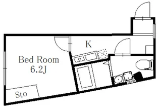 OGIKUBO ONE【4階】の間取り
