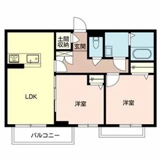 シャーメゾン アルフラット【3階】の間取り