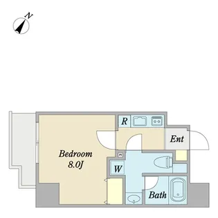 オークスクエア大森【8階】の間取り