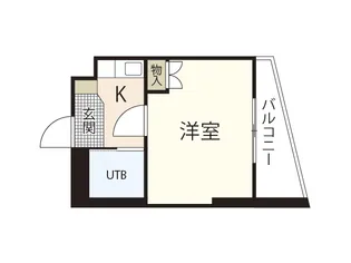 セイント安芸【3階】の間取り