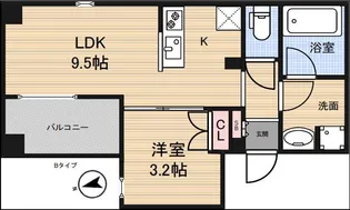アーバンパーク三ノ輪【4階】の間取り