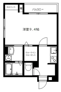 ベルドゥジュール【2階】の間取り