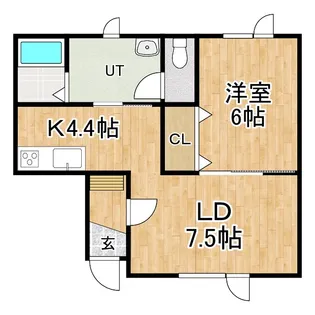 ルピナスII【1階】の間取り