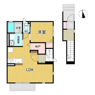 エターナルB棟【2階】の間取り
