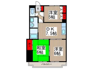 原第8マンション【2階】の間取り