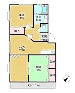 スプリングヒル参番館【1階】の間取り