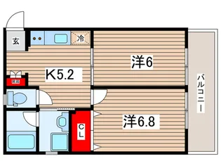 太陽フレア【2階】の間取り