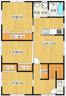 エクセラン【2階】の間取り