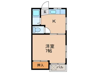 シマハイツ【2階】の間取り