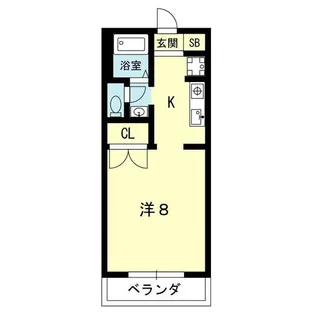ロイヤルハイツ・笠【2階】の間取り