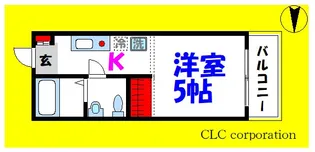 フローラ8【2階】の間取り