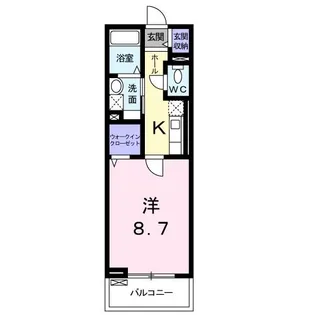 プレジェーネ 一津屋【2階】の間取り