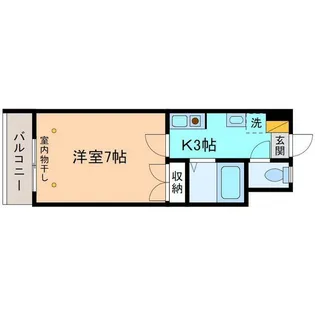プラシード広岡【2階】の間取り