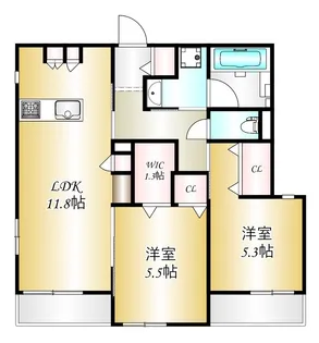 CITRUS Residens 東棟【3階】の間取り