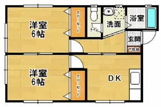 ソレイユ 4・5【1階】の間取り