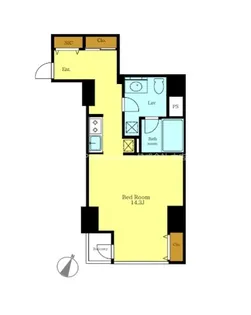 HAMILTON PLACE【6階】の間取り