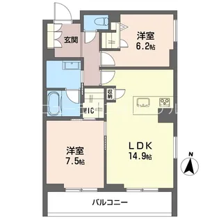オスマンサス【4階】の間取り