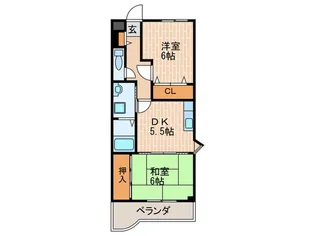 ヴィラトヨナカ【4階】の間取り