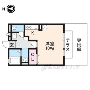 ユーフォルビア【1階】の間取り